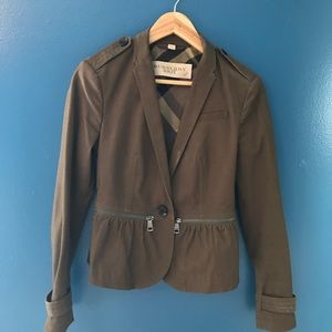 Burberry military style jacket